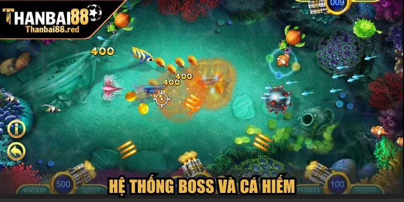 Bắn Cá H5 - Trải Nghiệm Game Cực Hot Tại Thanbai88 3 Hệ thống boss và cá hiếm