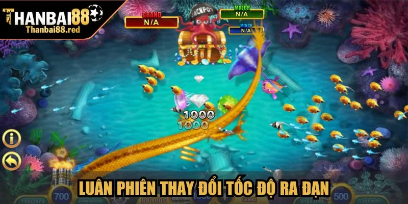 Bắn Cá H5 - Trải Nghiệm Game Cực Hot Tại Thanbai88 4 Luân phiên thay đổi tốc độ ra đạn