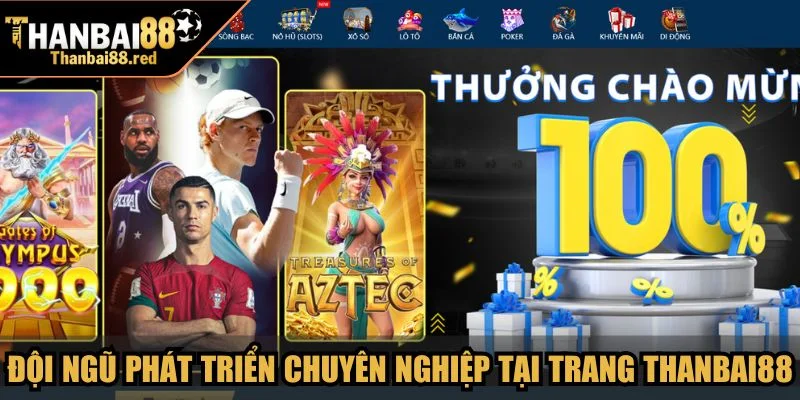 Đội ngũ phát triển chuyên nghiệp tại trang Thanbai88