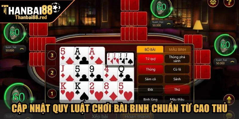 Cập nhật quy luật chơi Bài Binh chuẩn từ cao thủ lão làng