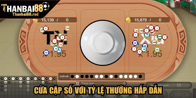 Tài Xỉu Thanbai88 - Hướng Dẫn Chơi Và Cách Soi Cầu 3 Cửa cặp số với tỷ lệ thưởng hấp dẫn