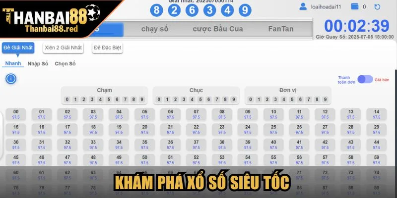 Khám phá xổ số siêu tốc